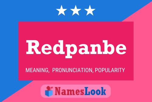 Постер имени Redpanbe