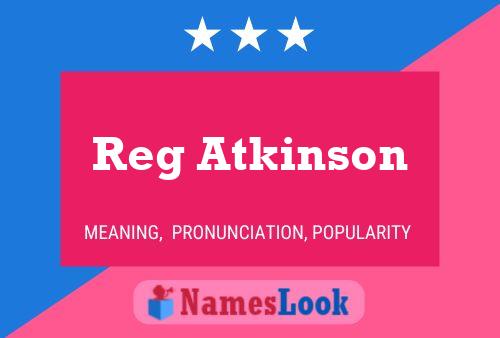 Постер имени Reg Atkinson