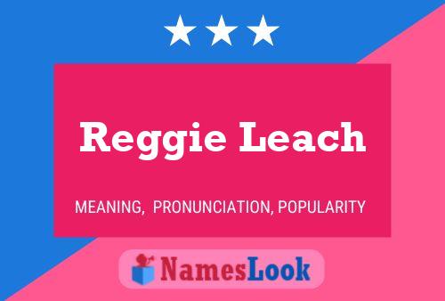 Постер имени Reggie Leach