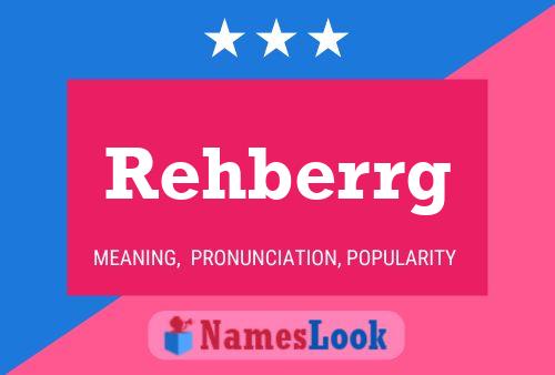 Постер имени Rehberrg