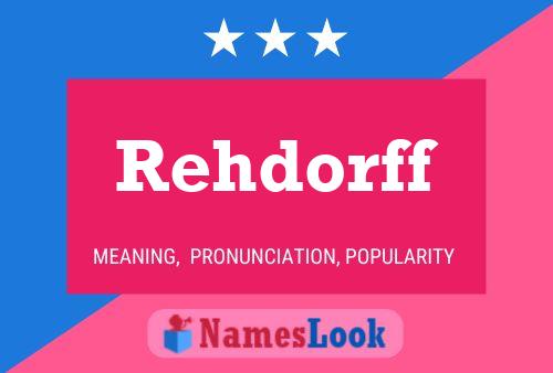 Постер имени Rehdorff