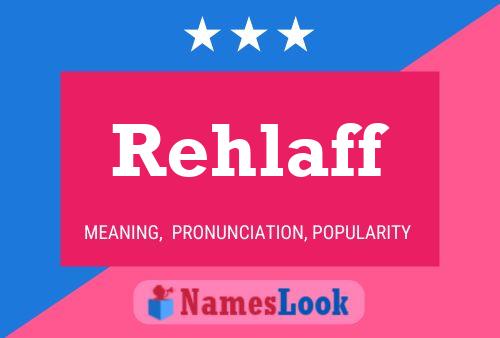 Постер имени Rehlaff