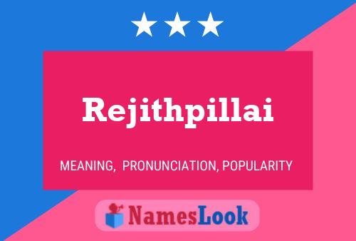 Постер имени Rejithpillai