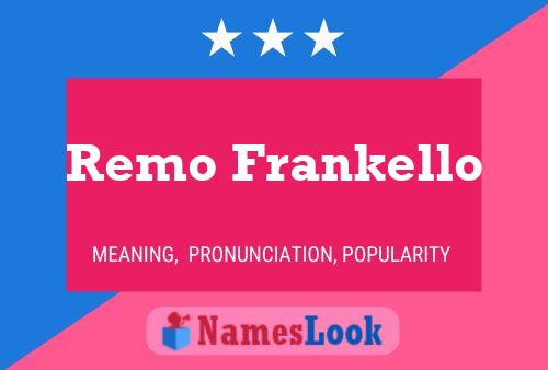 Постер имени Remo Frankello