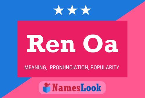 Постер имени Ren Oa