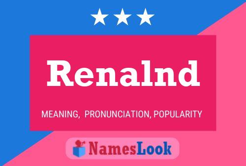 Постер имени Renalnd