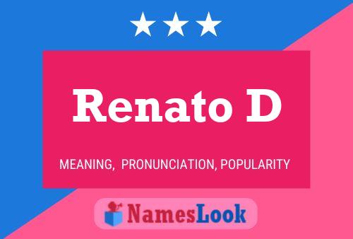 Постер имени Renato D