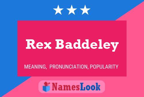 Постер имени Rex Baddeley