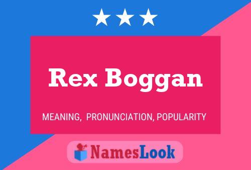 Постер имени Rex Boggan