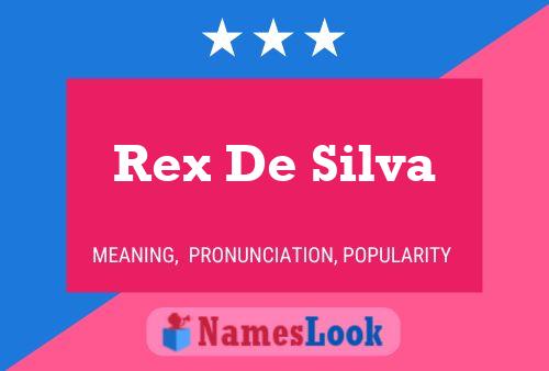 Постер имени Rex De Silva