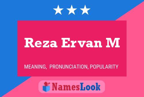 Постер имени Reza Ervan M