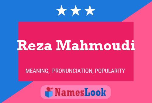 Постер имени Reza Mahmoudi