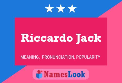 Постер имени Riccardo Jack