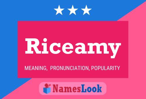 Постер имени Riceamy