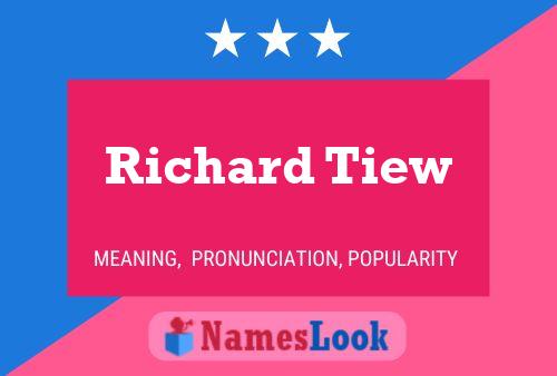 Постер имени Richard Tiew