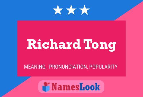 Постер имени Richard Tong