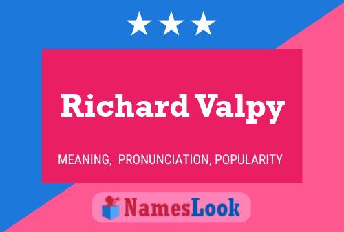 Постер имени Richard Valpy