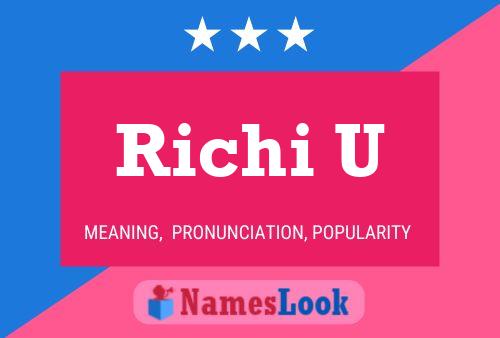 Постер имени Richi U