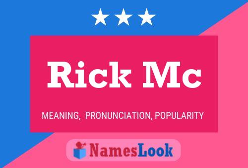 Постер имени Rick Mc