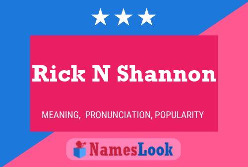 Постер имени Rick N Shannon