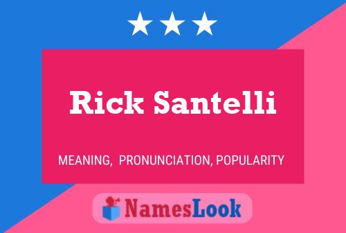 Постер имени Rick Santelli