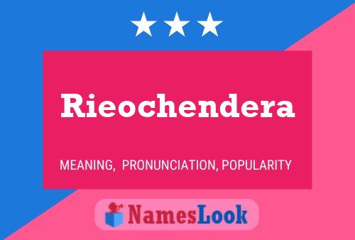 Постер имени Rieochendera