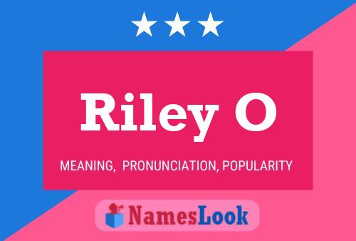 Постер имени Riley O