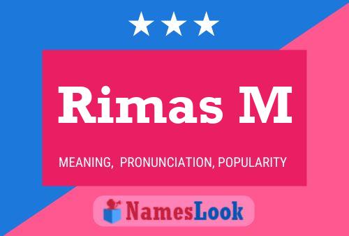 Постер имени Rimas M