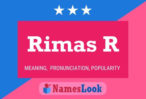 Постер имени Rimas R