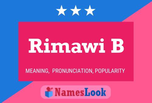 Постер имени Rimawi B