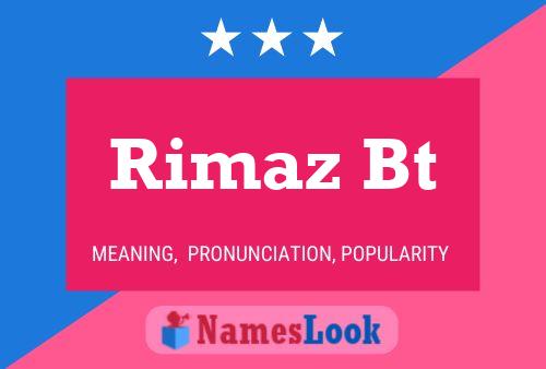 Постер имени Rimaz Bt