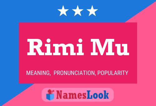 Постер имени Rimi Mu