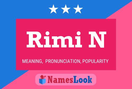 Постер имени Rimi N