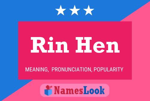 Постер имени Rin Hen