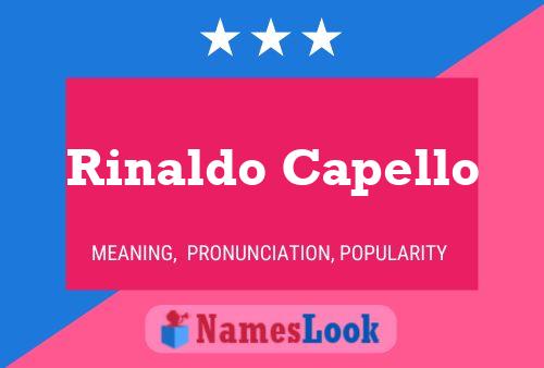 Постер имени Rinaldo Capello