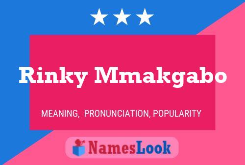 Постер имени Rinky Mmakgabo