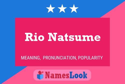 Постер имени Rio Natsume