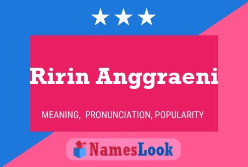 Постер имени Ririn Anggraeni