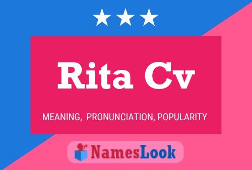 Постер имени Rita Cv