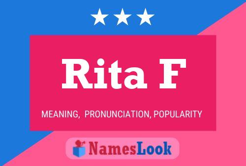 Постер имени Rita F