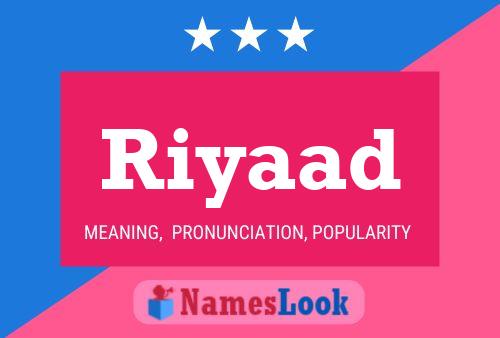 Постер имени Riyaad