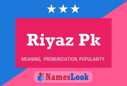 Постер имени Riyaz Pk