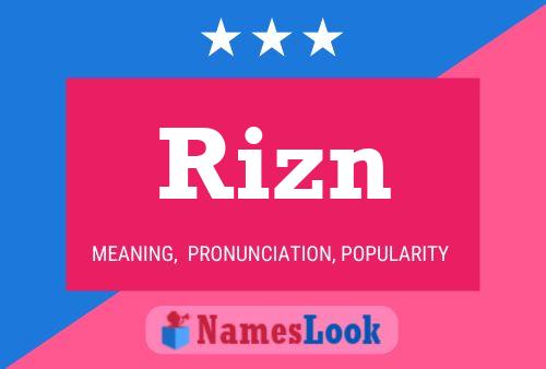 Постер имени Rizn