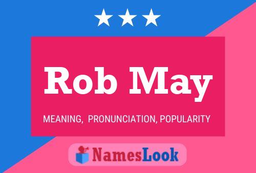 Постер имени Rob May