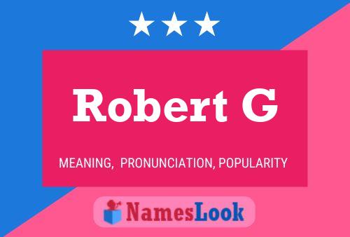 Постер имени Robert G