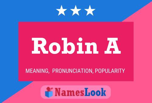 Постер имени Robin A