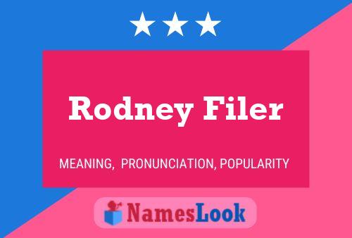 Постер имени Rodney Filer