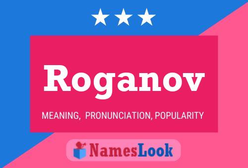 Постер имени Roganov