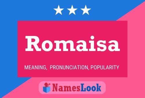 Постер имени Romaisa