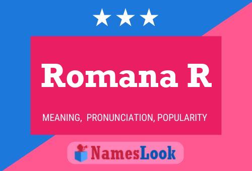 Постер имени Romana R